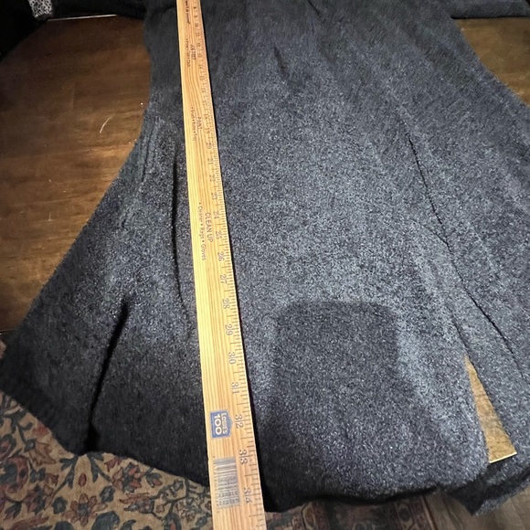 Barefoot Dreams Charcoal Open-Front Cardigan - Picture 7 of 7